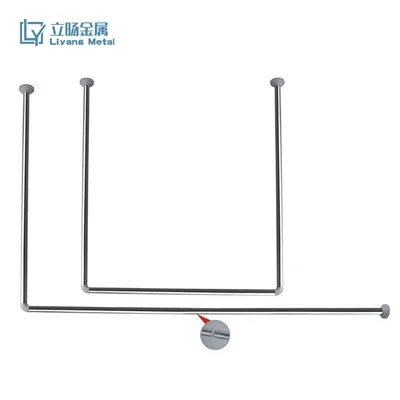 Kann ich eine Duschvorhangstange mit einer rahmenlosen Duschtür verwenden?